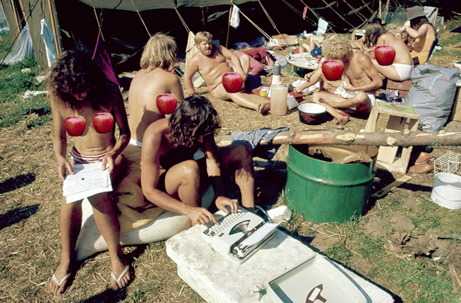 undviker, Censur, bilder, Apple, hippies, gregers nielsen